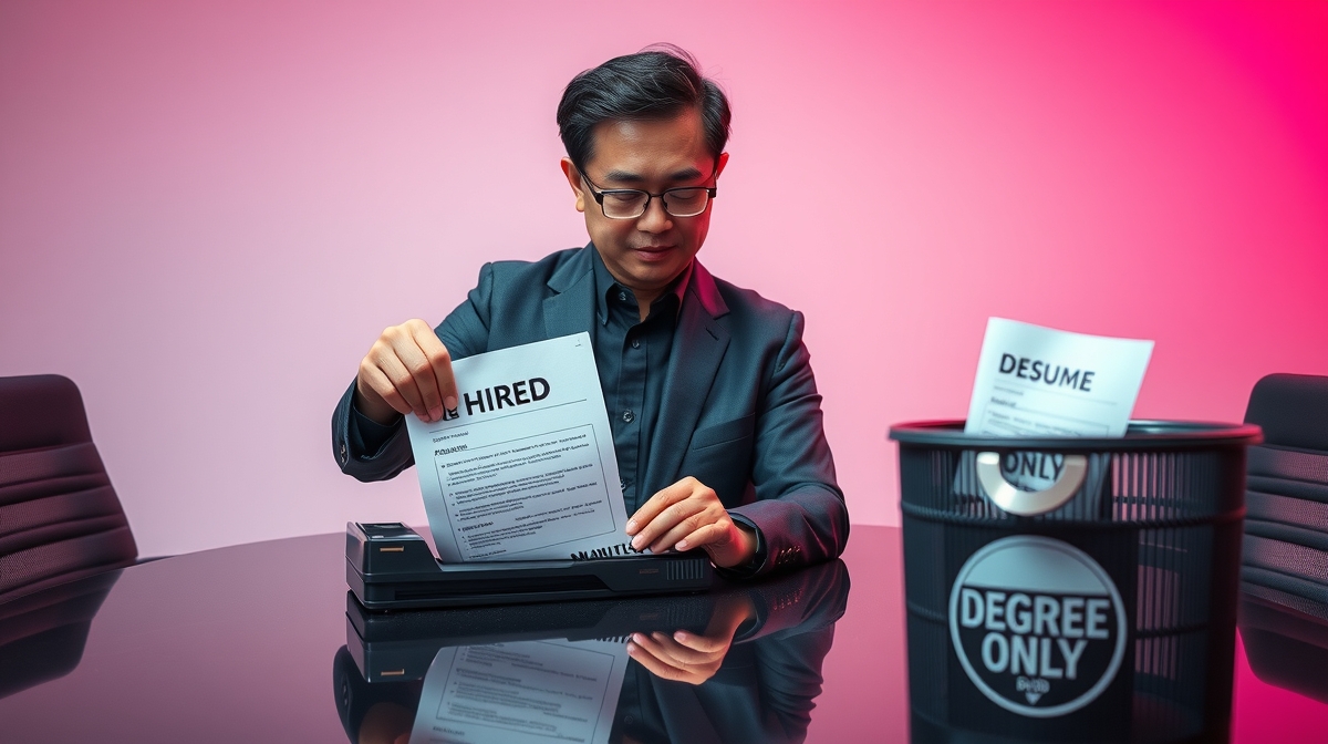 Nvidia CEO picks AI-fluent graduates over others every time