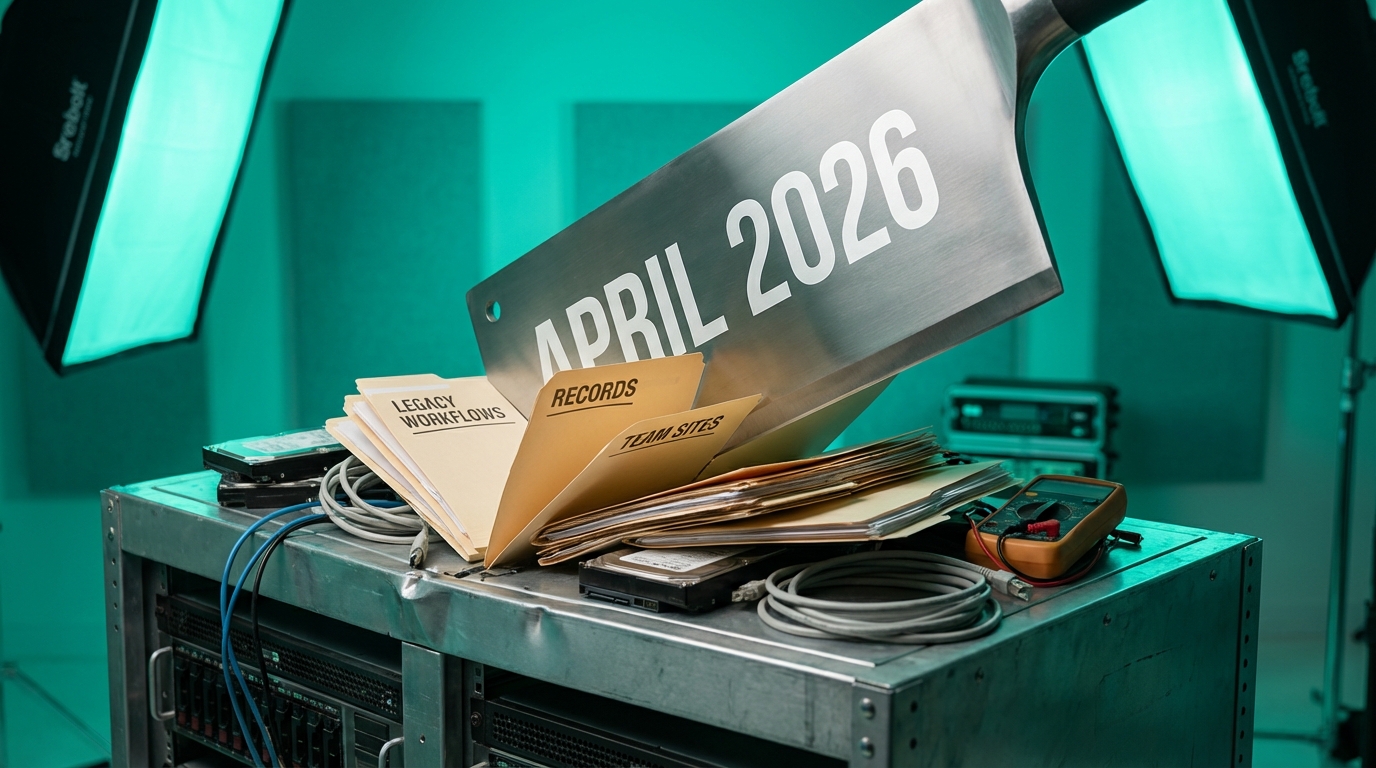 Microsoft kills legacy SharePoint workflows and records management in April