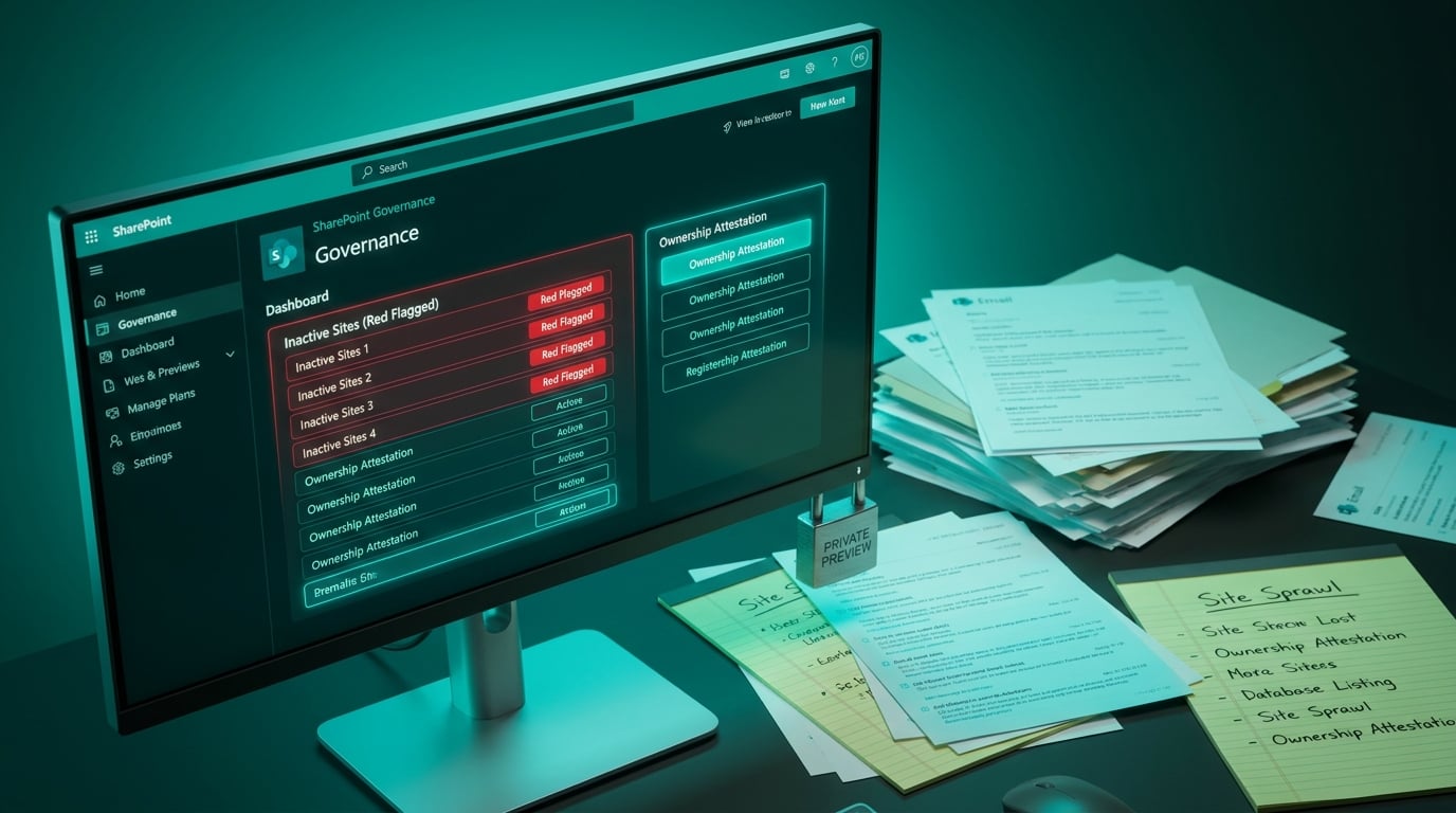 SharePoint adds a governance dashboard for site owners