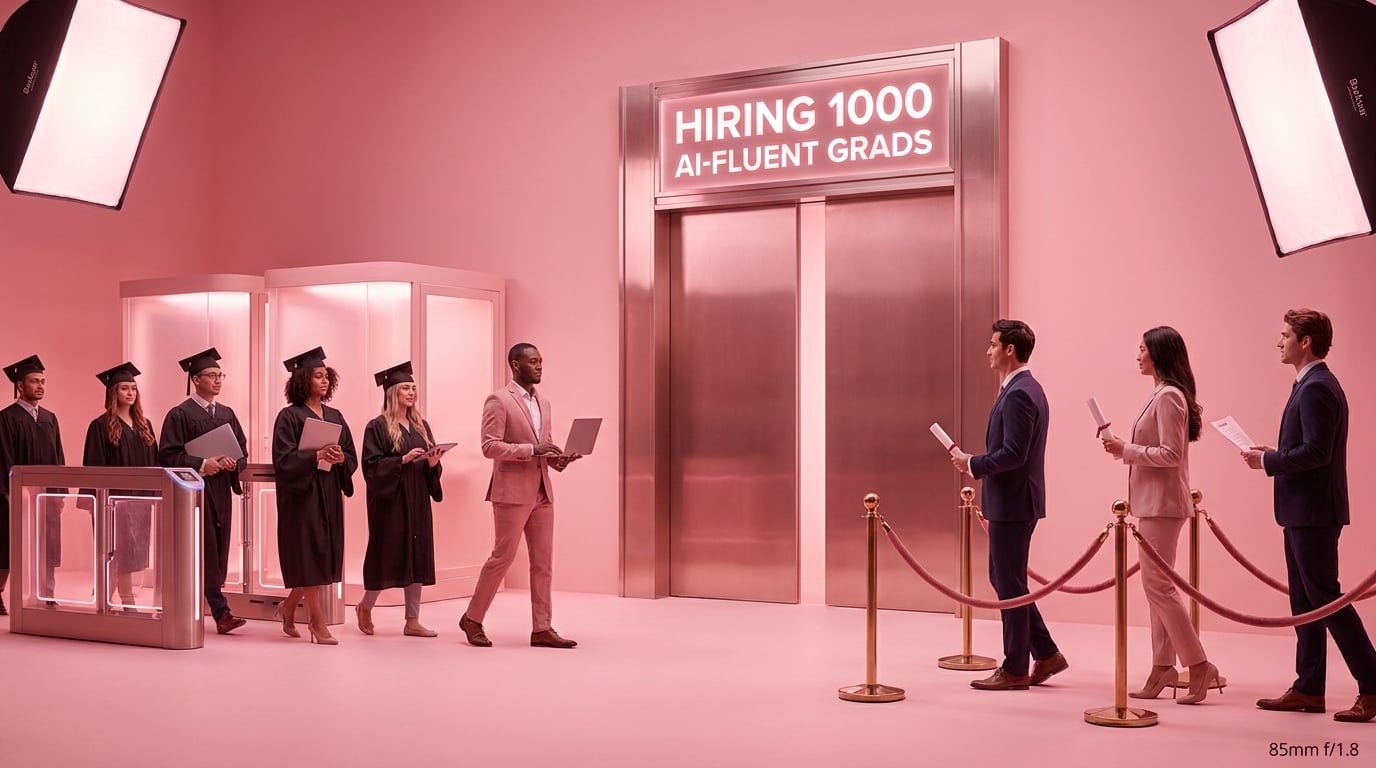 Salesforce pledges to hire one thousand AI-fluent graduates this year