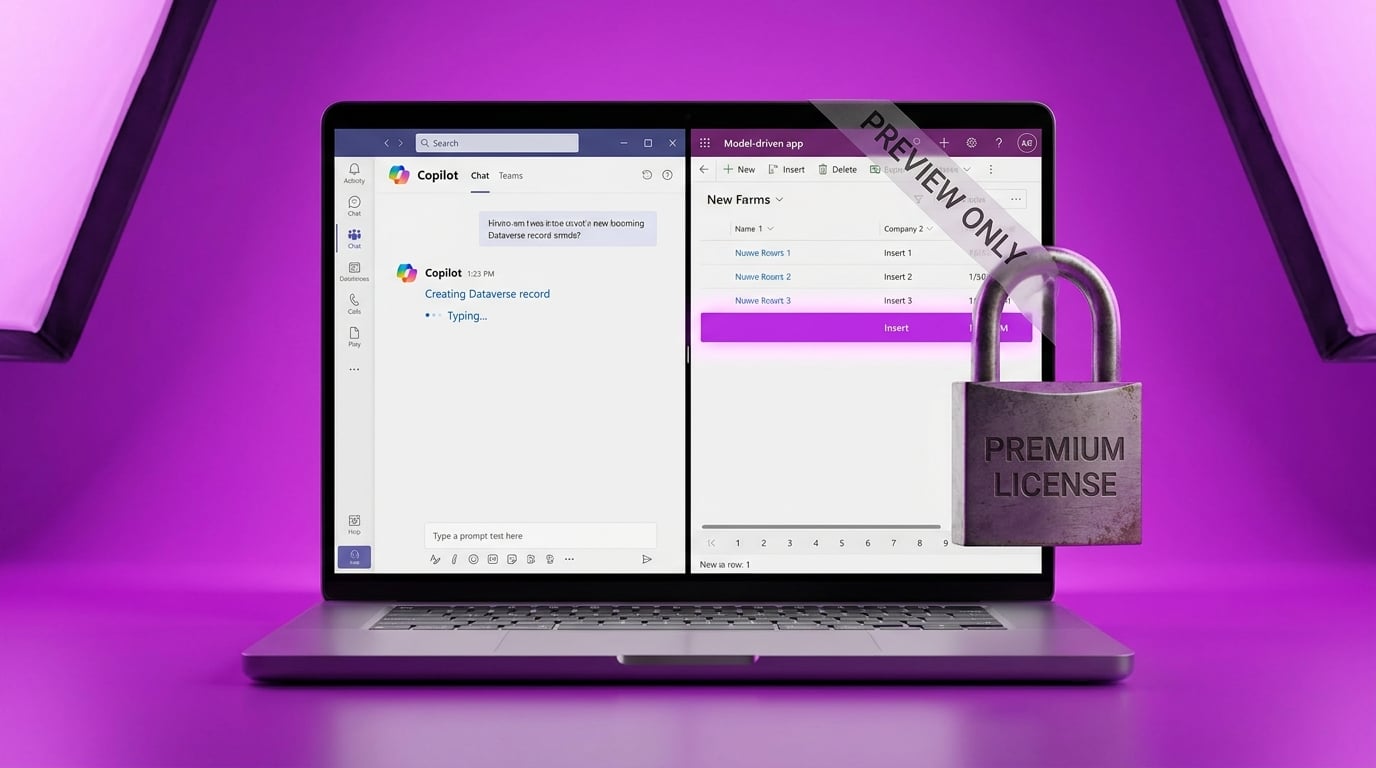 Microsoft lets Copilot create Dataverse records through chat in model-driven apps