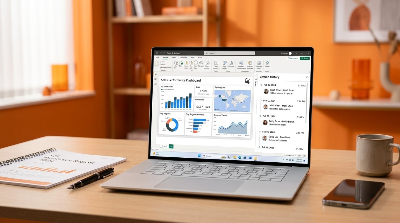 Power BI Desktop adds report version history in May 2026 update