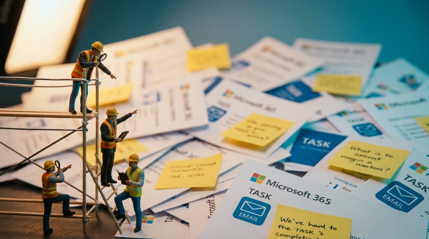 Blocker scene for Microsoft 365 coordinator, project owner, or team lead