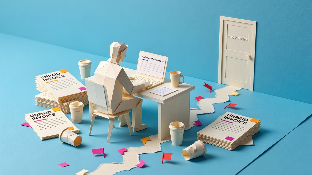 Problem scene for Solo Bootstrapped SaaS Founder