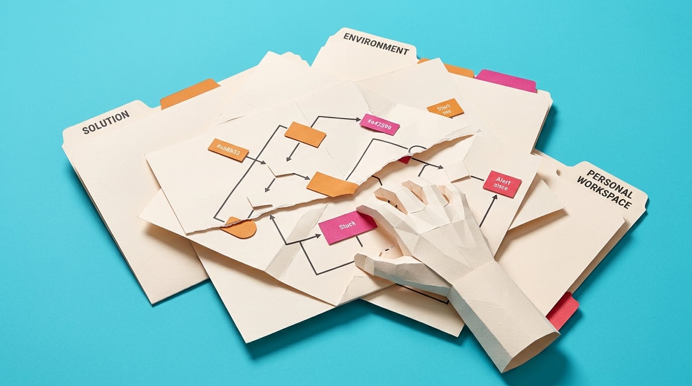 Problem scene for Operations lead or Microsoft 365 power user whose flow is becoming team-owned