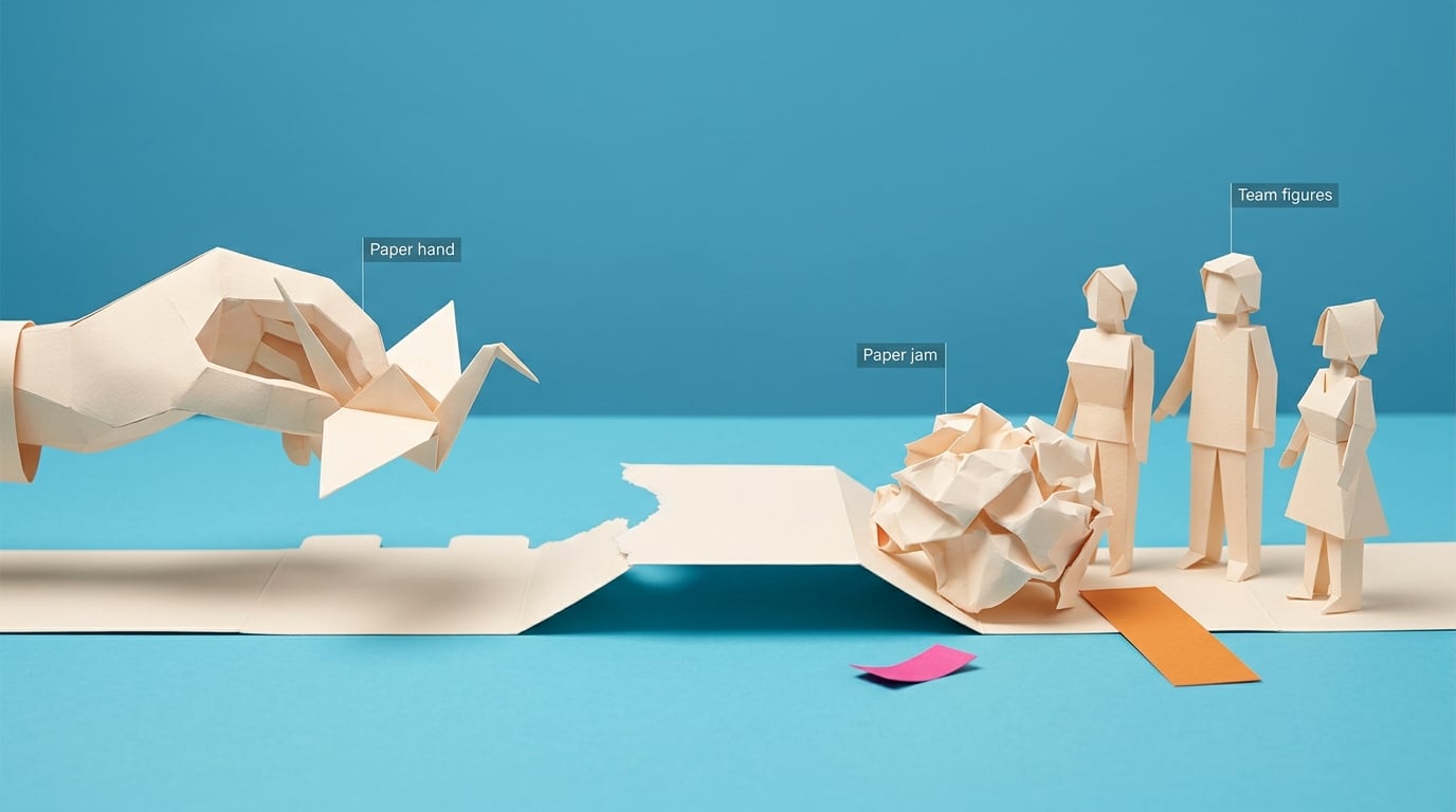Problem scene for Operations lead or Microsoft 365 power user sharing a flow with colleagues