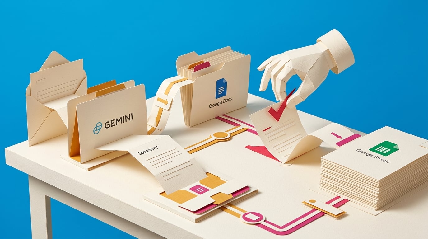 Gemini Gems start moving from prompts to workflow handoffs