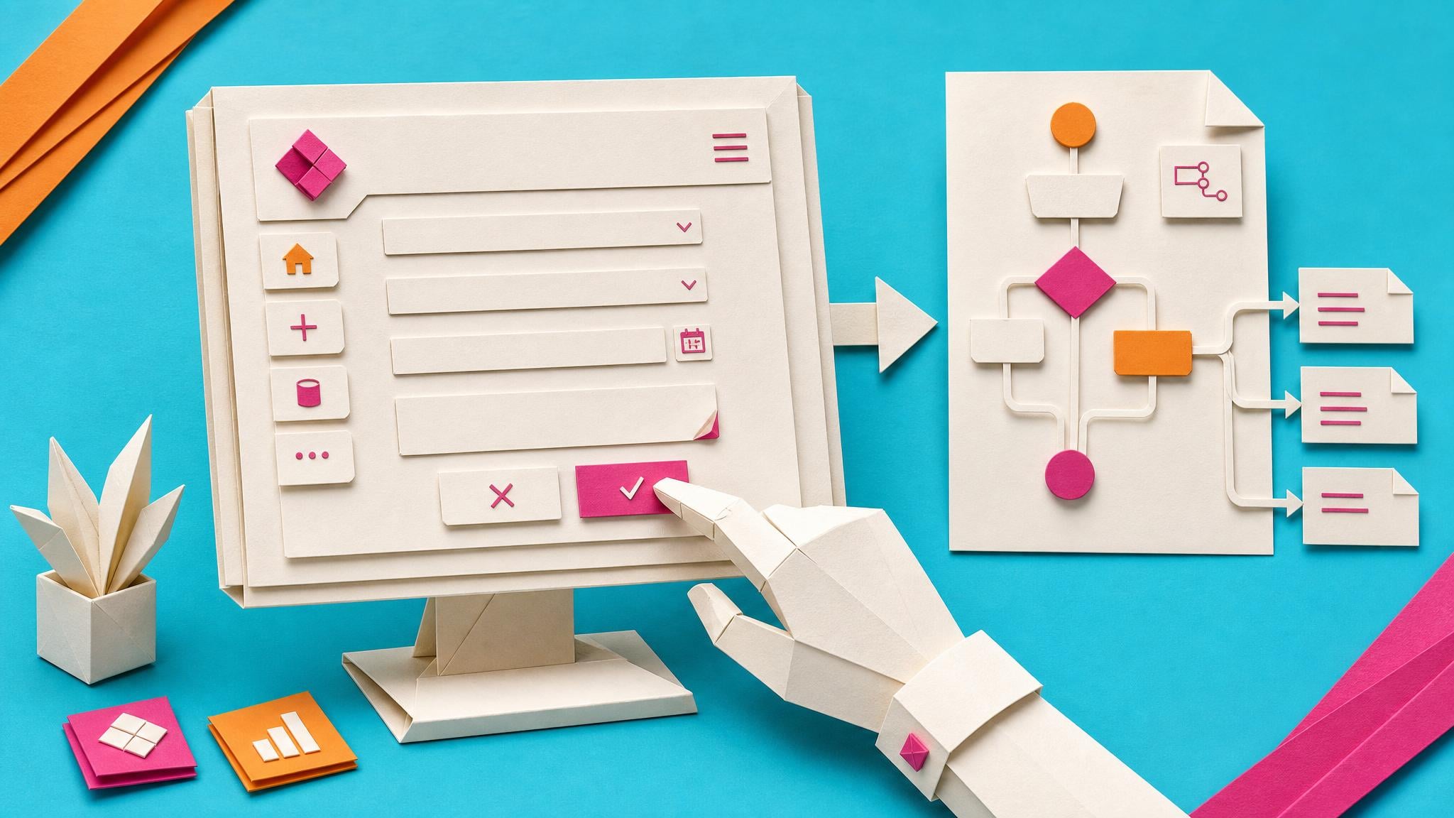 Desktop flows can launch Power Apps for guided handoffs