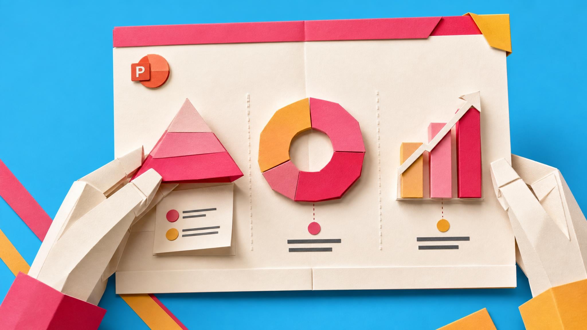PowerPoint Copilot explains images and shapes in decks