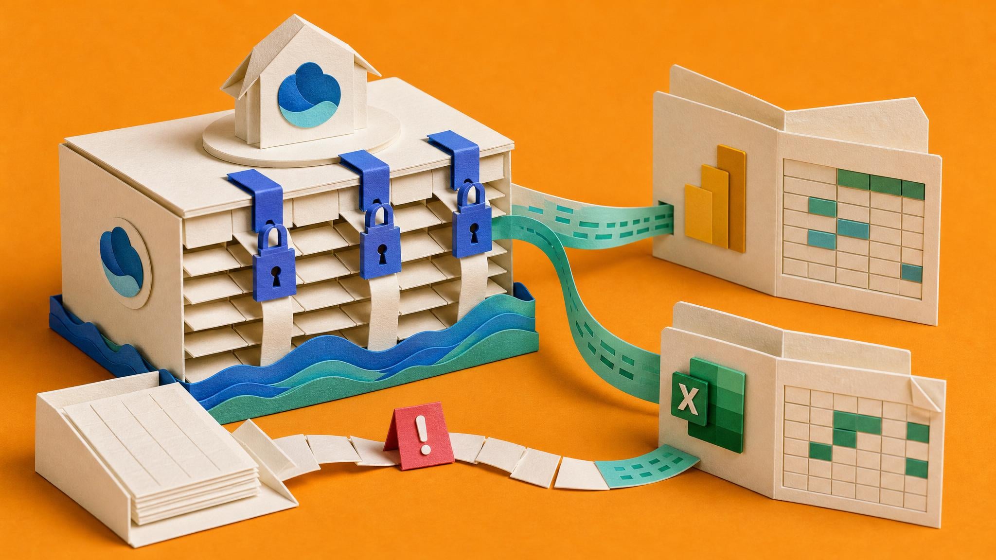 Fabric OneLake security now applies row and column rules to Power BI and Excel