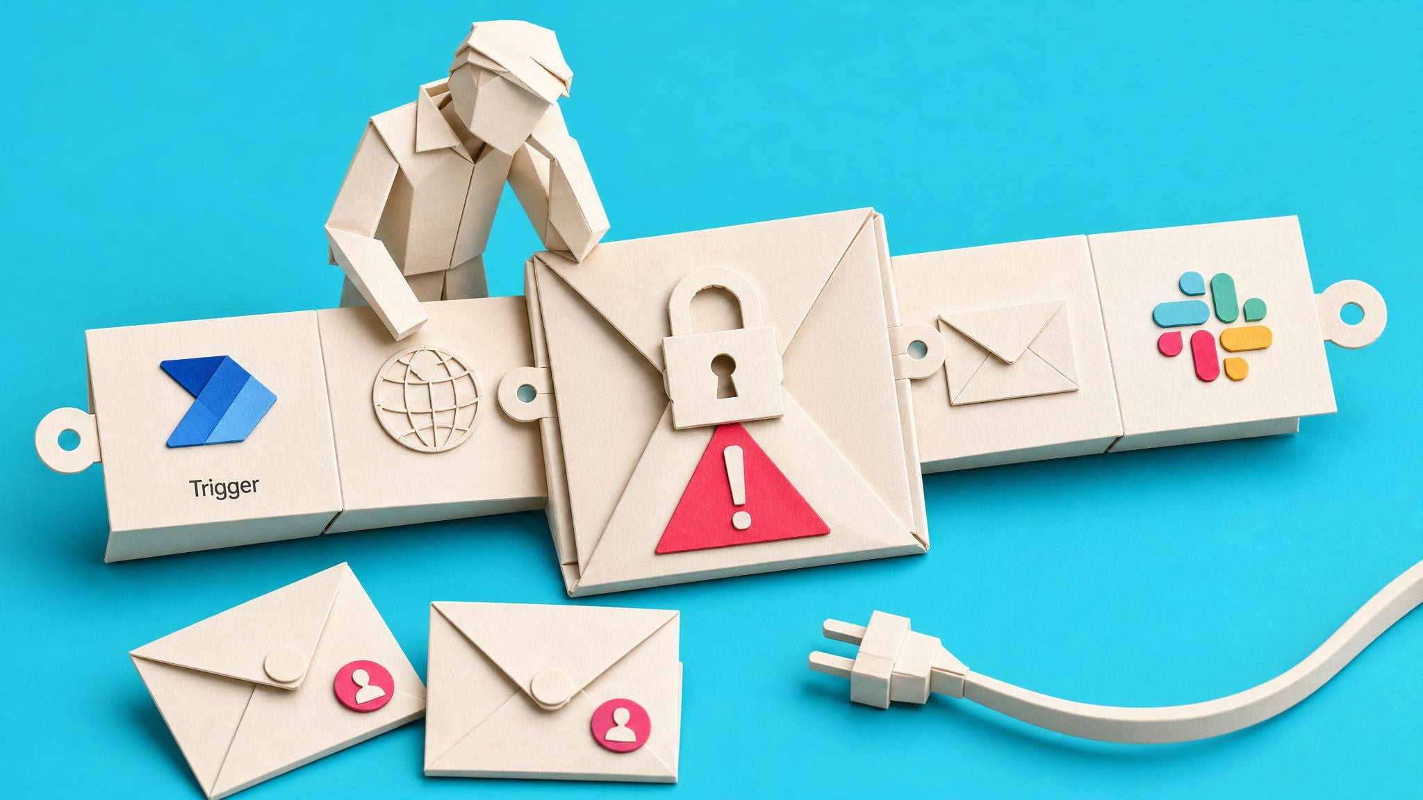 Blocker scene for Microsoft 365 power user or operations person using Copilot to draft Power Automate flows