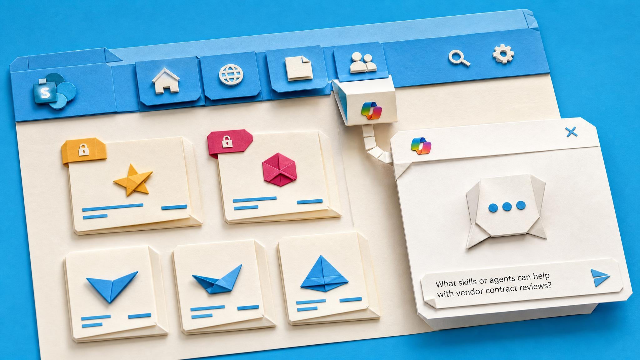 SharePoint buttons make Copilot skills easier to discover