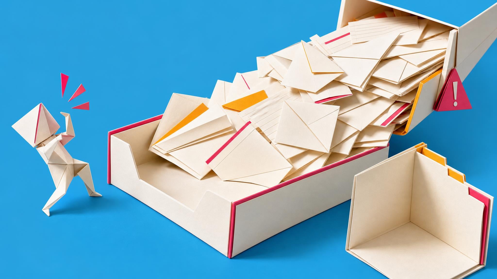 Blocker scene for Busy Outlook or Gmail user with a large or noisy personally controlled inbox